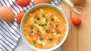 Tomato Egg Drop Soup