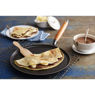 Cast Iron Crepe Pan w/ Spreader & Spatula - Lacuisinebozeman