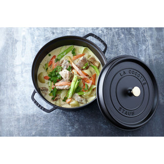Dutch Oven Round 7 QT Black - Lacuisinebozeman