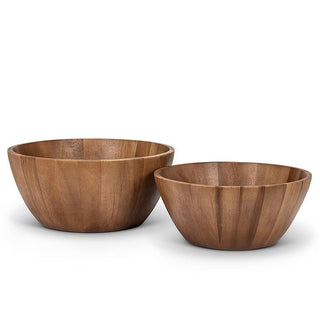 Large Deep Acacia Bowl - Lacuisinebozeman