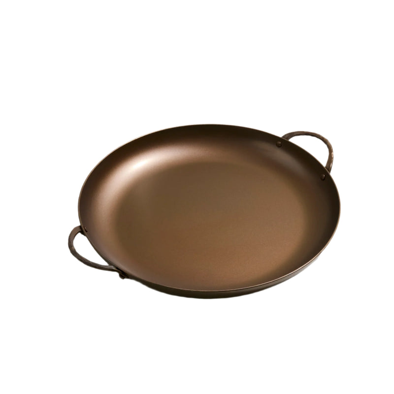 Carbon Steel Paella Pan 7 QT - Lacuisinebozeman