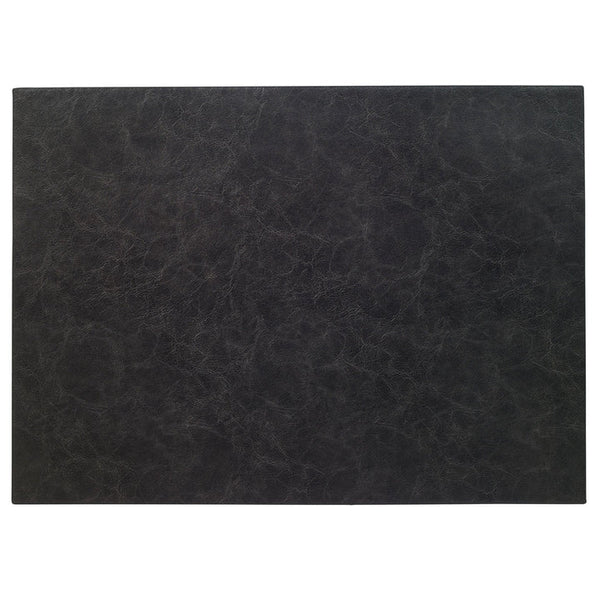 Tanner Black 15" Rectangle Placemats, Set/4 - Lacuisinebozeman
