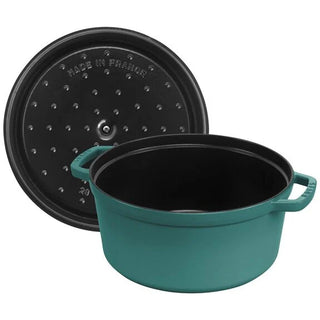 Cocotte Round 7 QT, Turquoise - Lacuisinebozeman