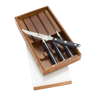 Steak Knife Set/4 in Wood Presentation Box - Lacuisinebozeman