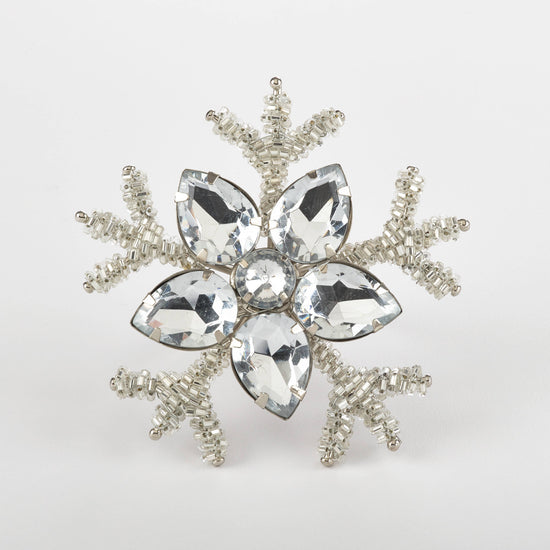 Snowflake Design Napkin Ring - Lacuisinebozeman