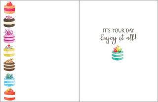 Birthday Greeting Card - Little Cakes - Lacuisinebozeman