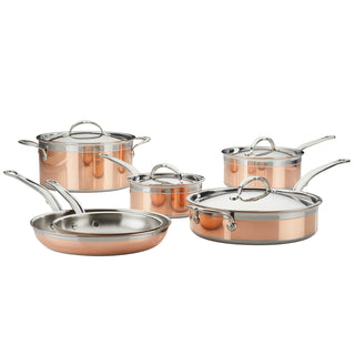 Copperbond Induction Copper Skillets, Set/10 - Lacuisinebozeman