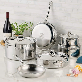 10 PC ProBond Luxe Clad Ultimate Cookware Set - Lacuisinebozeman