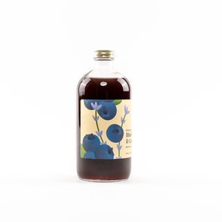 Blueberry and Lavender Cocktail Mixer and Mocktail Mixer, 16 fl oz - Lacuisinebozeman