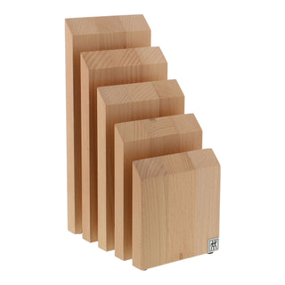 Beechwood Upright Italian Magnetic Knife Block - Lacuisinebozeman