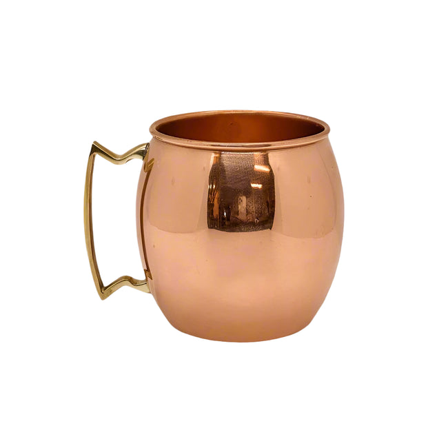 Shiny Copper Barrel Mug - Lacuisinebozeman
