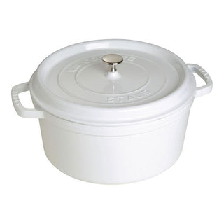 Dutch Oven Round 7 QT White - Lacuisinebozeman