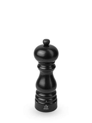 Paris U'Select Satin Black Salt Mill, 7" - Lacuisinebozeman