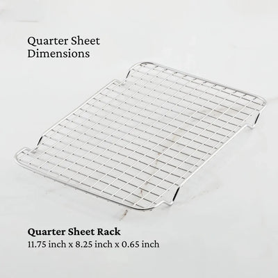 OvenBond Stainless Steel Quarter Sheet Pan Rack - Lacuisinebozeman