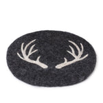 Stag Horn Trivet-Charcoal-8"D - Lacuisinebozeman