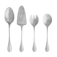 Hostess Serving Brushed Flatware Nau, Set/4 - Lacuisinebozeman
