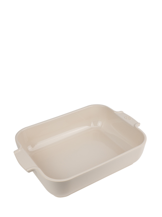 Appolia Ceramic Rectangular Baker 32 cm - 12.5" Ecru - Lacuisinebozeman