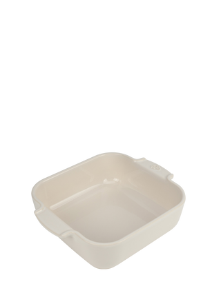 Appolia Ceramic Square Baker Ecru 21 cm - 8.25" - Lacuisinebozeman