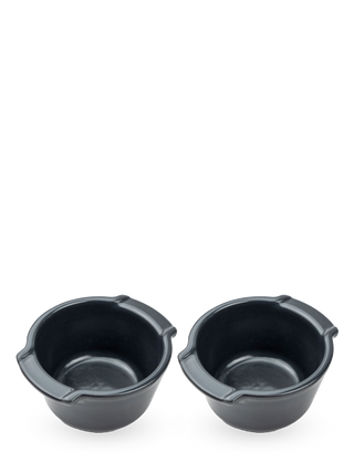 Ceramic Ramekins Set/2, Slate, 20 cl - Lacuisinebozeman
