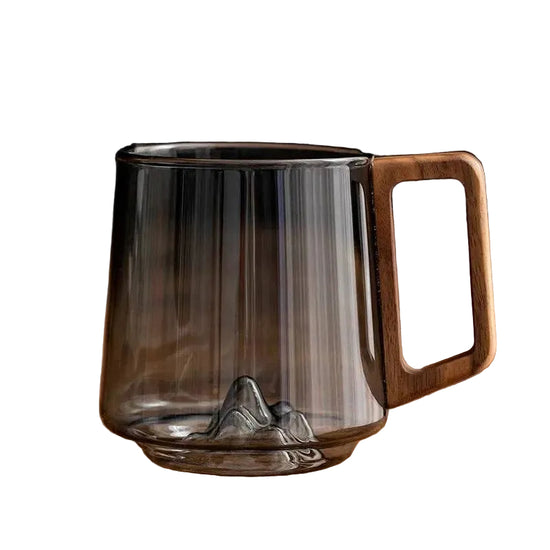 Mountain Peak Glass Mug - Lacuisinebozeman
