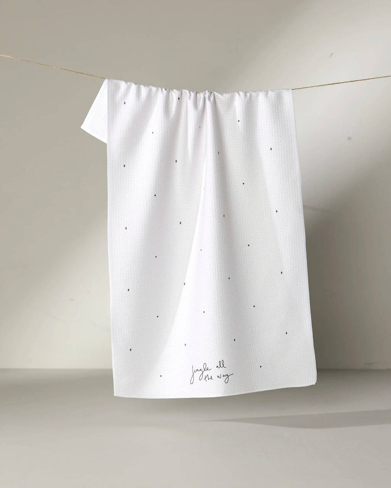 Jingle All the Way Tea Towel - Lacuisinebozeman