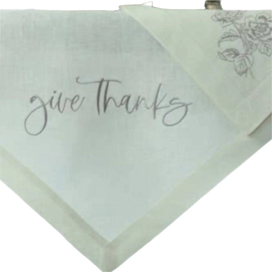 Give Thanks Table Runner - Lacuisinebozeman