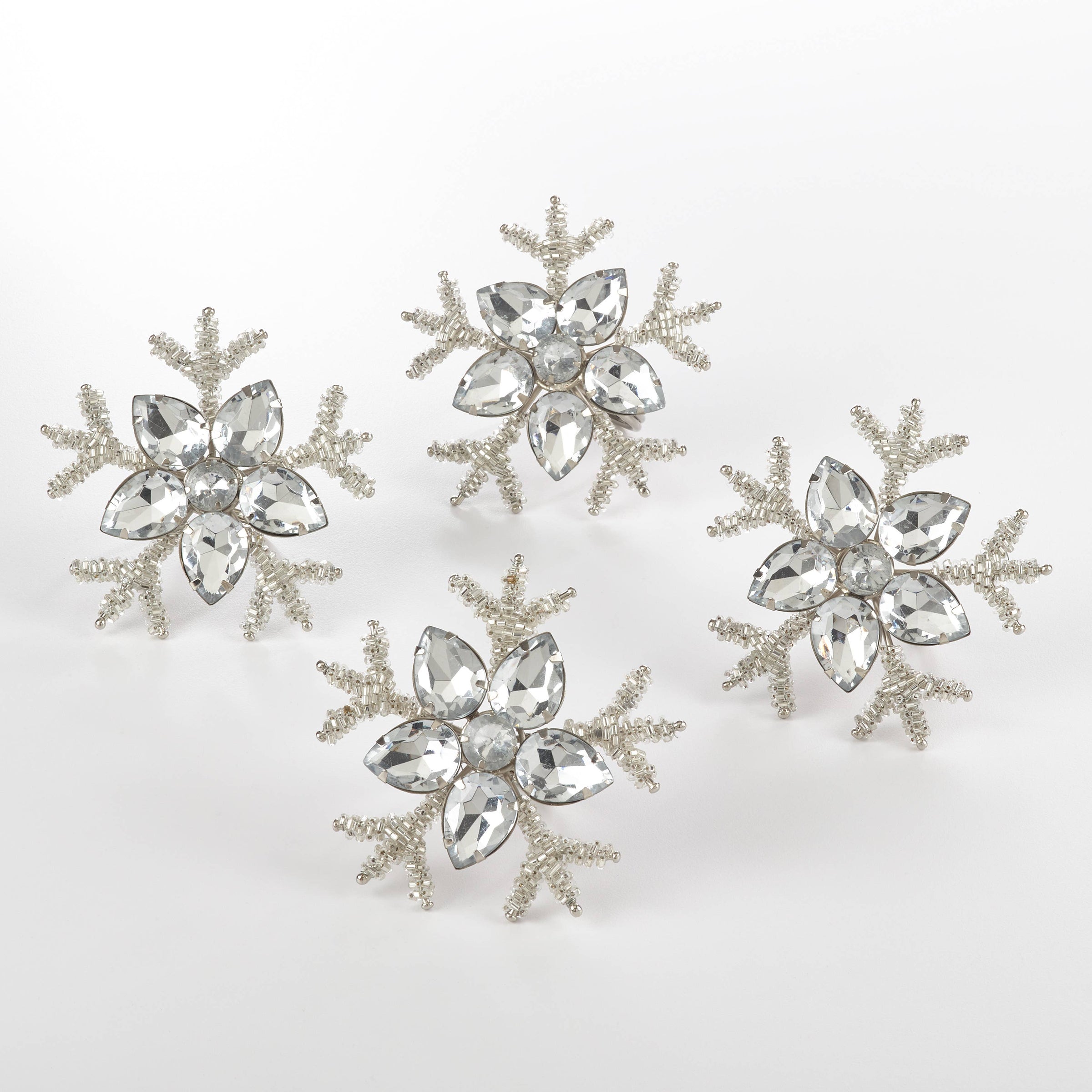 Snowflake Design Napkin Ring - Lacuisinebozeman