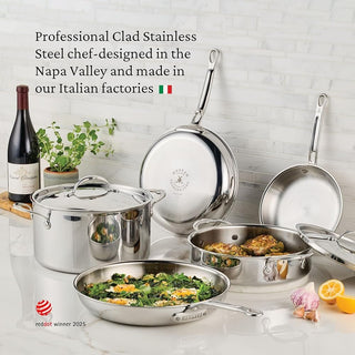 Probond Luxe Stainless Steel Skillet, Set/3 - Lacuisinebozeman