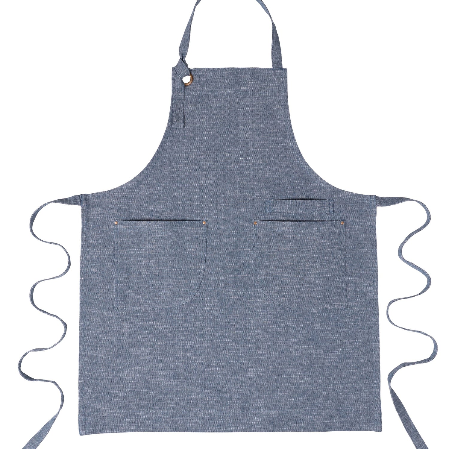 Strada Chambray Slub Apron - Lacuisinebozeman