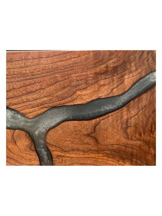 12X16" Resin/Wood Charcuterie Board - Grey Epoxy - Lacuisinebozeman
