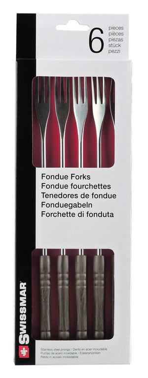 Swissmar Cheese Fondue Forks, Set of 6 - Lacuisinebozeman