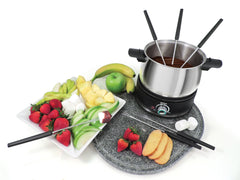 Arolla Electric Fondue, Stainless - Lacuisinebozeman