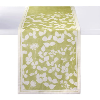 Fleur de Lin Green 90” Runner - Lacuisinebozeman