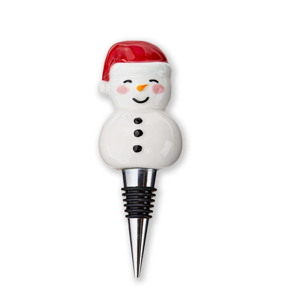 Snowman Bottle Stopper - Lacuisinebozeman