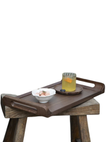 Gohobi Black Walnut Solid Wood Tea Tray - Lacuisinebozeman