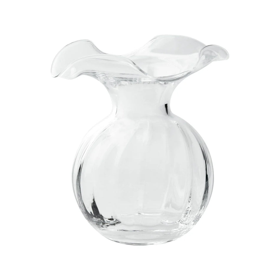 Hibiscus Glass Small Fluted Vase - Lacuisinebozeman