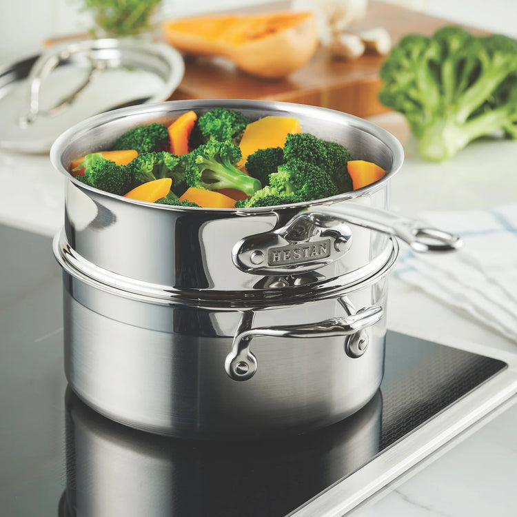 Stainless Steel Steamer Insert, 3-Quart - Lacuisinebozeman