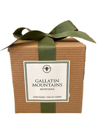 Gallatin Mountains, MT Custom Candle - Lacuisinebozeman