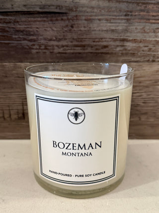 Ella B. Candles Bozeman, MT custom candle featuring a sleek design and warm glow, handcrafted by 2101 CANDLES.