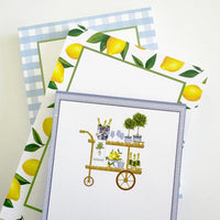 Bar Cart Notepad, 4.25x8.5 - Lacuisinebozeman