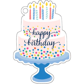 Birthday Cake Die-Cut Gift Tags - Lacuisinebozeman