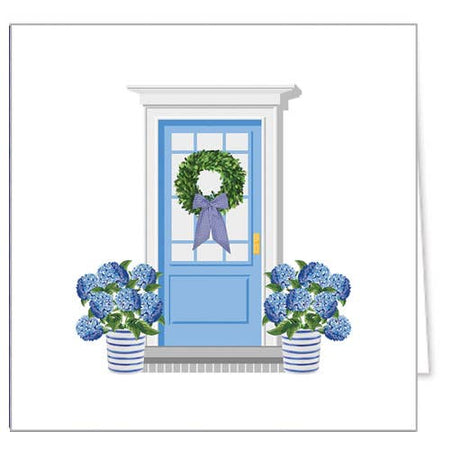 Hydrangeas Front Door Gift Enclosure Cards - Lacuisinebozeman