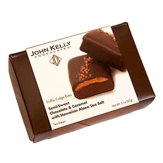 Semi-Sweet Chocolate & Caramel w/Hawaiian Alaea Sea Salt (2 PC) - Lacuisinebozeman