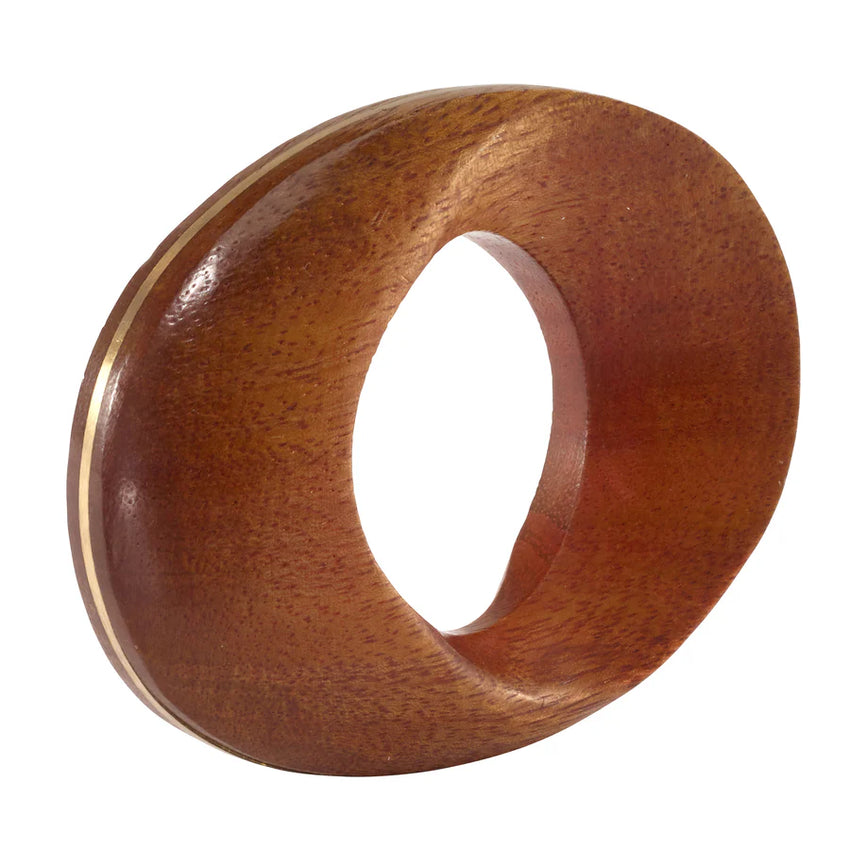 Morgan Wood Napkin Rings, Set/4 - Lacuisinebozeman