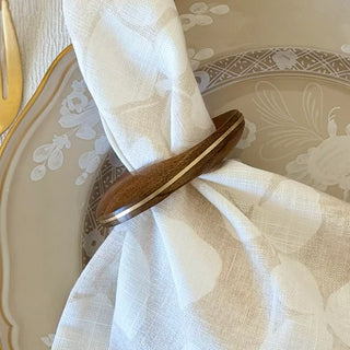 Morgan Wood Napkin Rings, Set/4 - Lacuisinebozeman