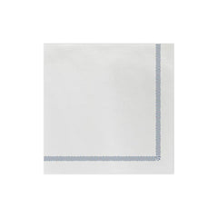 Papersoft Napkins, Fringe Blue Dinner (Pack/20) - Lacuisinebozeman