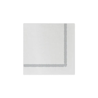 Papersoft Napkins, Fringe Gray Cocktail (Pack/20) - Lacuisinebozeman