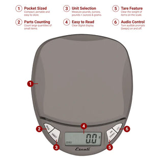 Escali Digital 500 Pocket Scale - Lacuisinebozeman