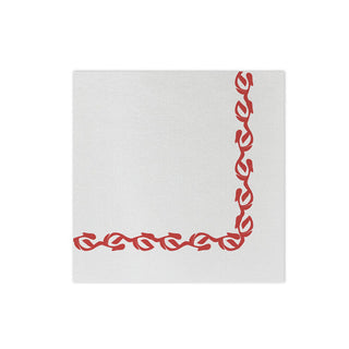 Papersoft Napkins Florentine Red Cocktail Napkins (Pack of 20) - Lacuisinebozeman