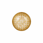 Rufolo Glass Gold Basketweave Dipping Bowl - Lacuisinebozeman